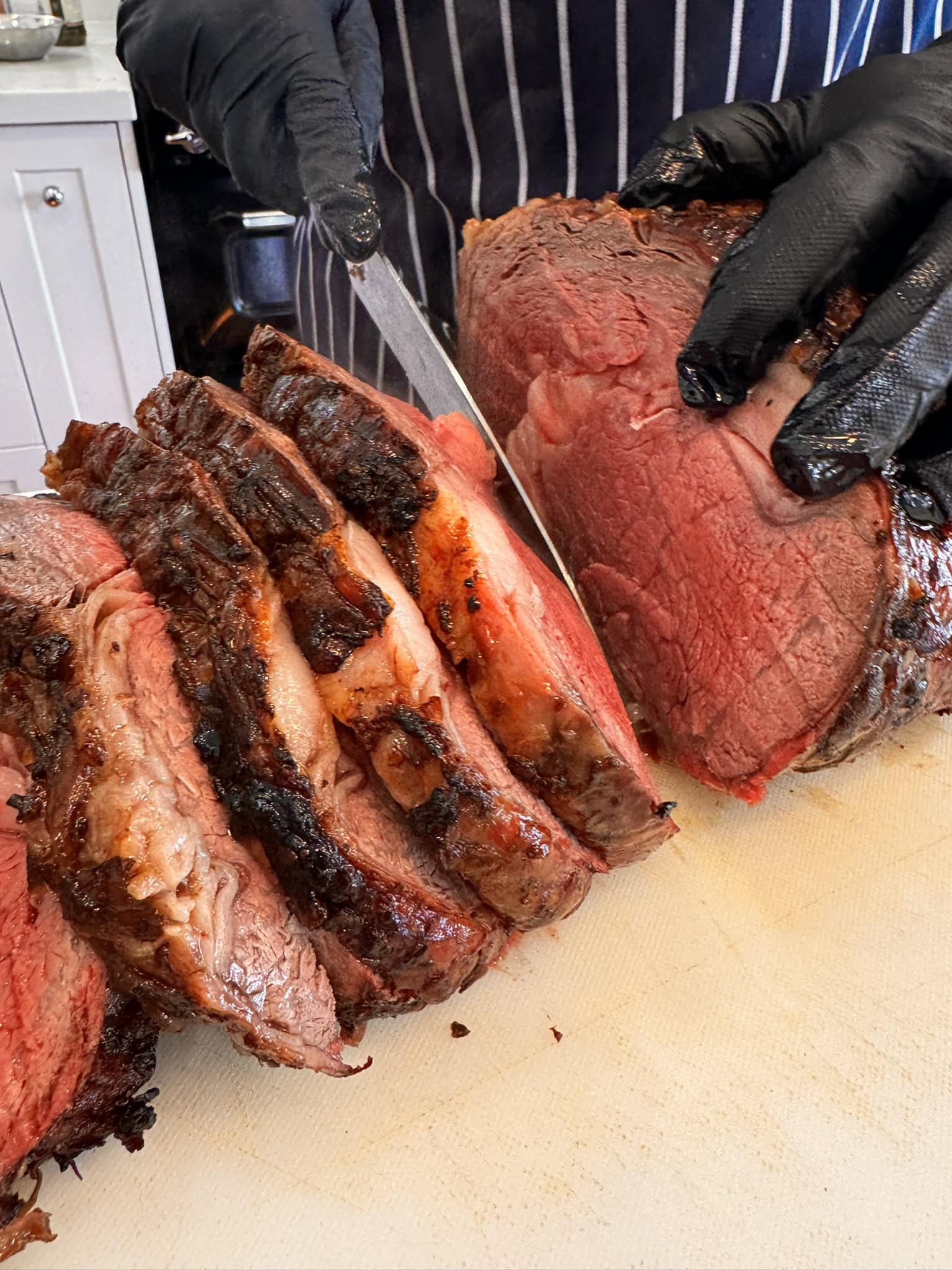 Chef-prepared dish with Australian beef
