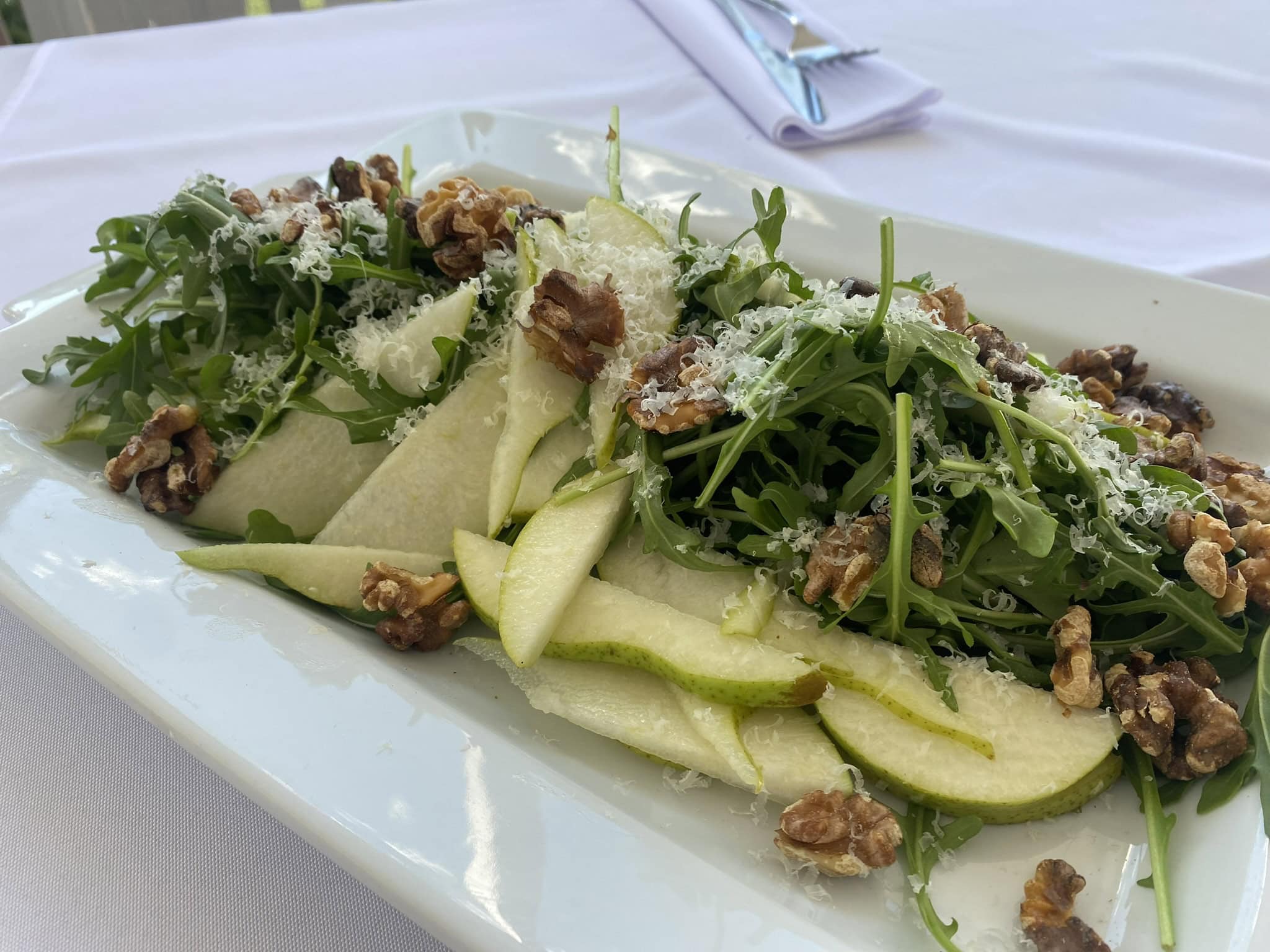 Fresh, vibrant produce on the plate